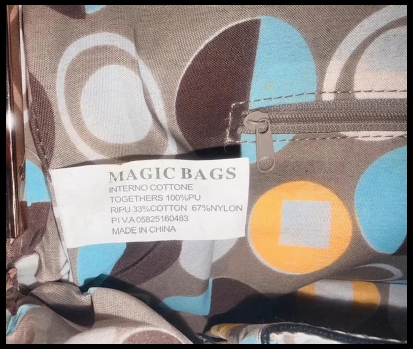 Large format Magic Bags black studded handbag – photo 6